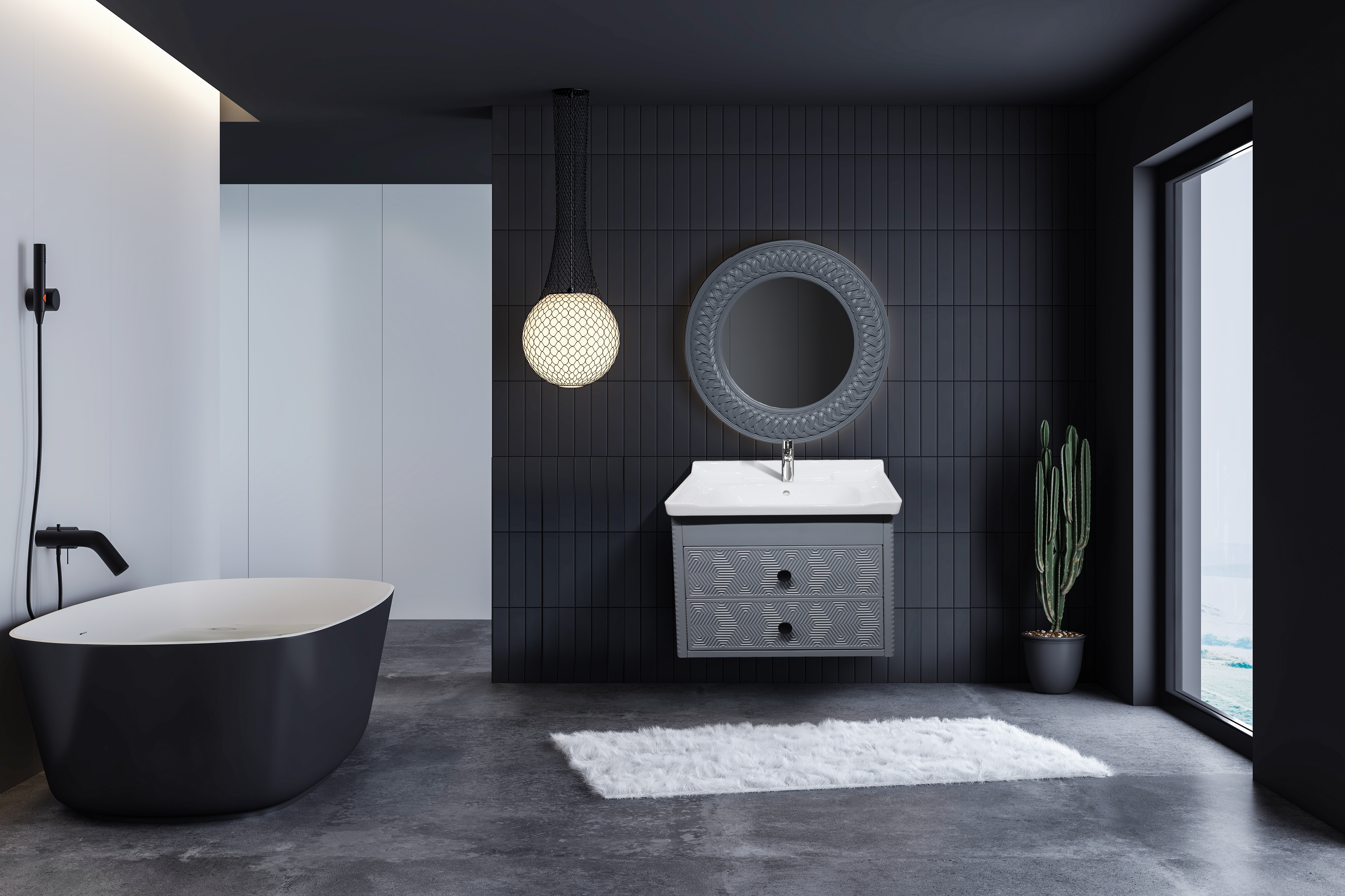 Elegant Bathroom Scene